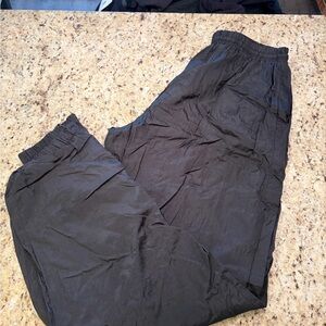 Vintage Y2K Black Warmup Joggers